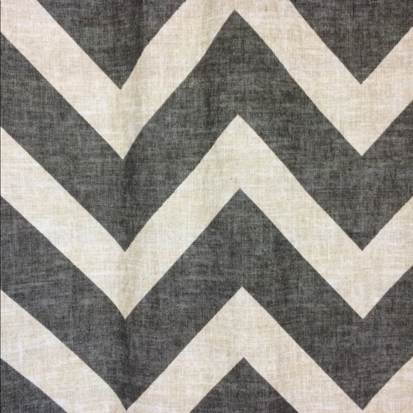 Chevron Linen Curtains - Picture 2 of 4